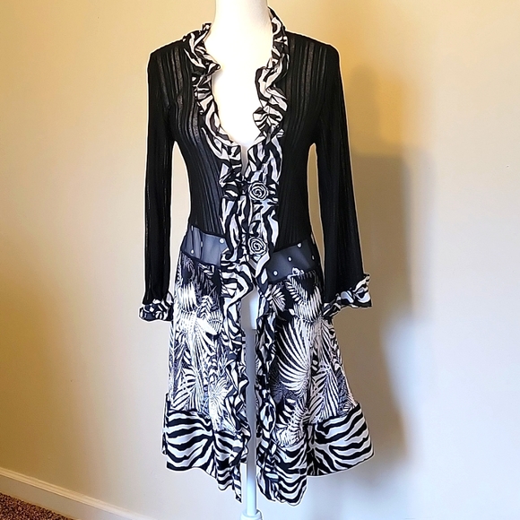 Lee Andersen Zebra Fern Duster - Picture 1 of 5